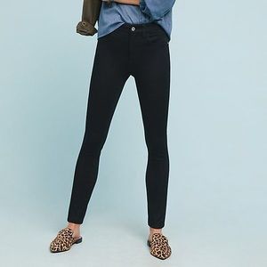 NWT Anthropologie High-Rise Denim Legging Black